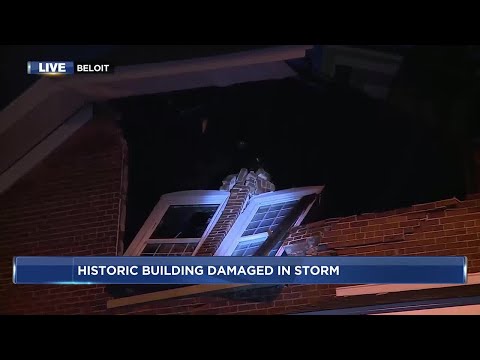 Historic Building Damaged In Beloit