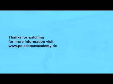 Pole Dance Double Tricks - Double Shoulder Mount Knee Support Spin 8.7