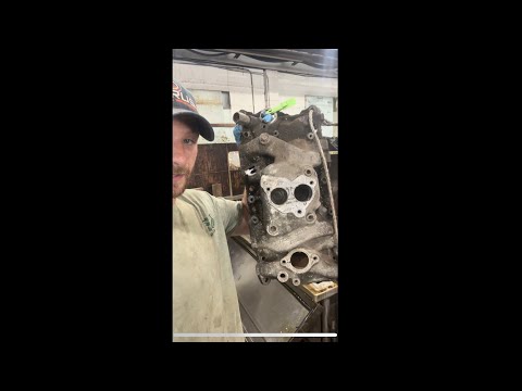 Chemically cleaning and degreasing an aluminum intake manifold