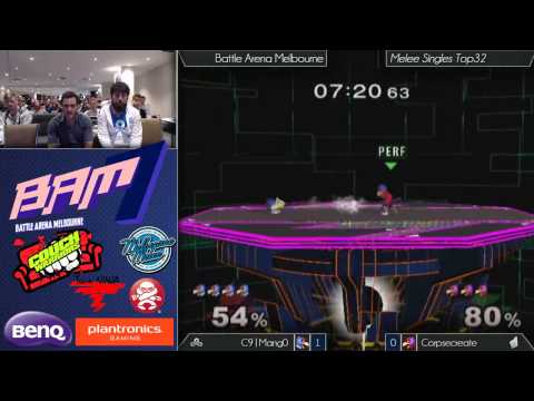 Bam 7 Melee Singles Winners R2 - C9|Mang0 vs Corpsecreate