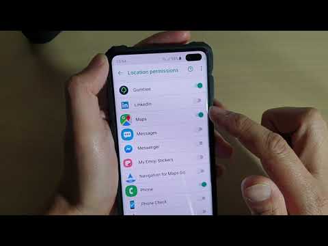 Galaxy S10 / S10+: How to Enable / Disable App Permissions to Location Services