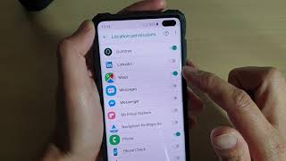 Galaxy S10 / S10+: How to Enable / Disable App Permissions to Location Services
