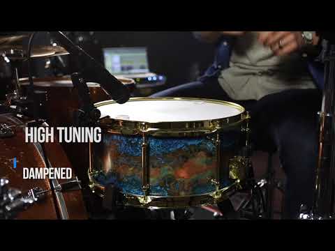 Offbeat Drum Co 6.5 x 14 Copper Snare with Maple Re-Rings / Edges 2025 - Patina and Etched Logo image 8
