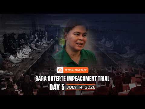 SPECIAL COVERAGE: Impeachment trial of Sara Duterte