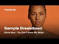 Sample Breakdown Alicia Keys You Don T Know My Name Prod By Kanye West