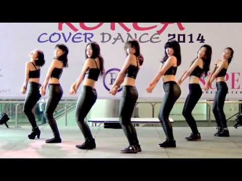 140301 PMT cover AOA - Miniskirt @Esplanade Korea Cover Dance 2014 (Audition)