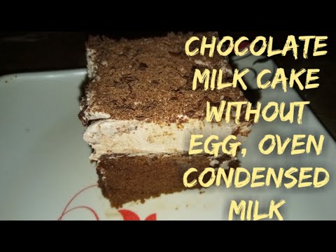 Chocolate milk cake recipe /without oven/eggless/No condensed milk