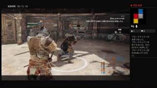 【FOR HONOR】フォーオナーのトレーニングでひたすら剣を受け流し続ける大蛇(オロチ)。