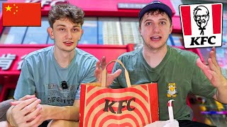 Our First Time Trying KFC in CHINA | Way Different Than America 🇨🇳