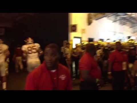 In the tunnel... 2013 BCS National Championship