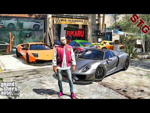 VANGELICO HEIST| PORSCHE 918 SPYDER #193!!!( GTA 5 CJ REAL LIFE MODS)