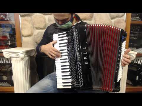 3615 - Black Bell Bugari Seniorfisa Piano Accordion LMMM 41 120 $3999