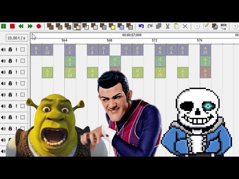 Amosdoll Music - Making Meme Songs on Minecraft Note Block Studio