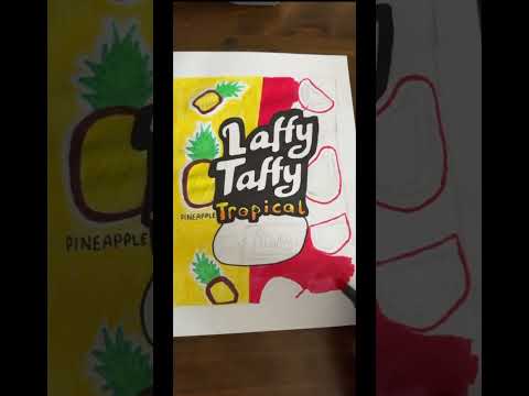Paper squishy.-laffy taffy #shortsfeed #art #drawing #fyp #papersquishy