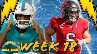 BIGGEST WINNERS AND LOSERS WEEK 18 NFL REVIEW | BOLT BROS