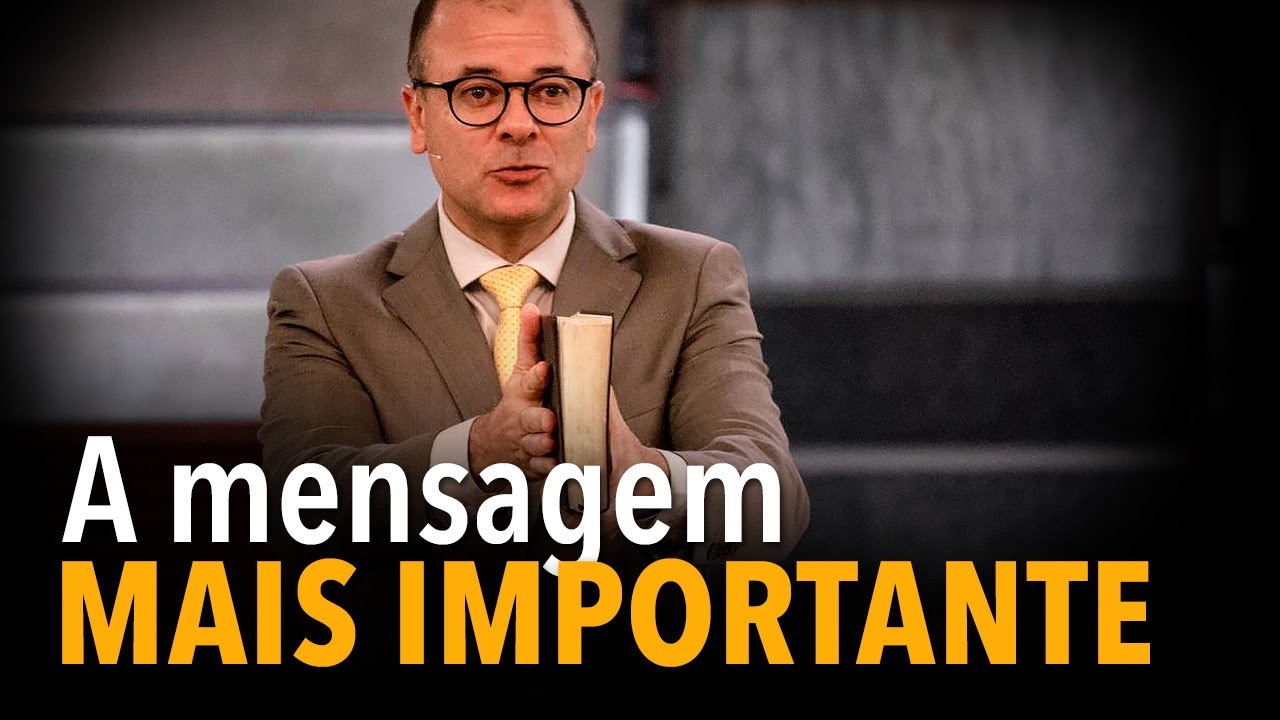 URGENTE! A mensagem mais importante | Pr  Michelson Borges