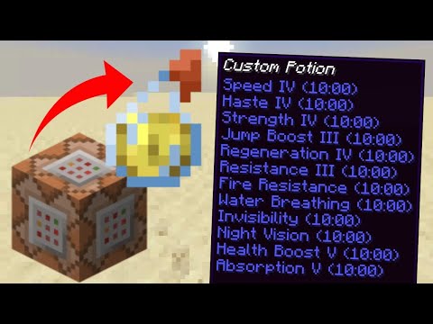 How To Make Custom Potions in Minecraft 1.21! (Command Tutorial)