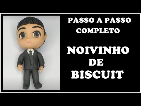 Noivinho de Biscuit - modelagem CHIBI