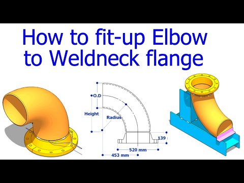 FIT UP AND INSPECTION OF ELBOWS OF ANY DEGREE WITH TWO RIGHT ANGLES