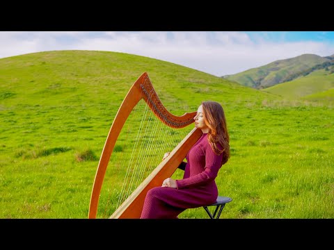 Heavenly Melodies | 1 Hour of Wind Harp Music | Sarah Bhalla