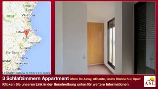 preview picture of video '3 Schlafzimmern Appartment zu verkaufen in Muro De Alcoy, Alicante, Costa Blanca Sur, Spain'