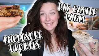 DIY Caster Carts, Enclosure Shelves, & More Updates!
