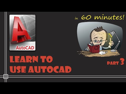 AutoCAD Complete tutorial for Beginners Learn to use Autocad in 60 minutes Part 1