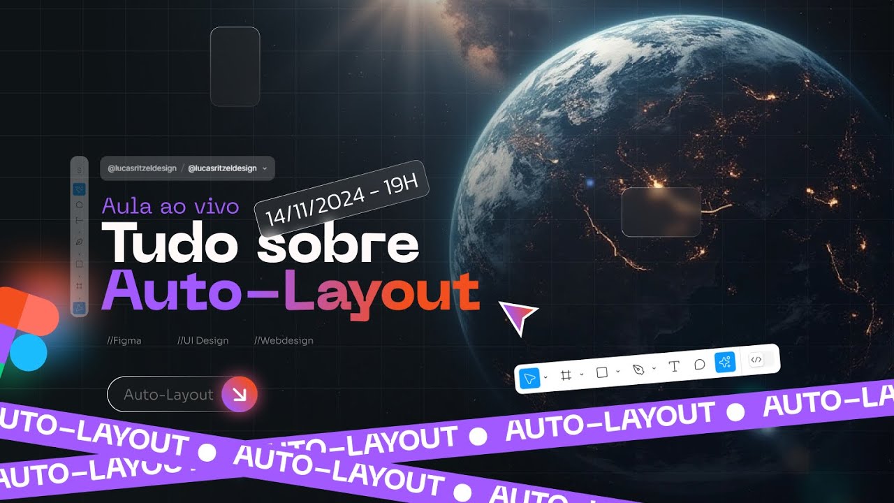 🔥AULA AO VIVO GRATUITA🔥| DOMINE O AUTO-LAYOUT NO FIGMA | Comunidade Designer de Figma!
