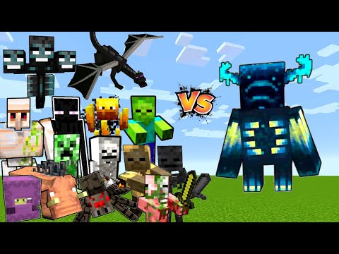 Warden Vs Every Mob in Minecraft