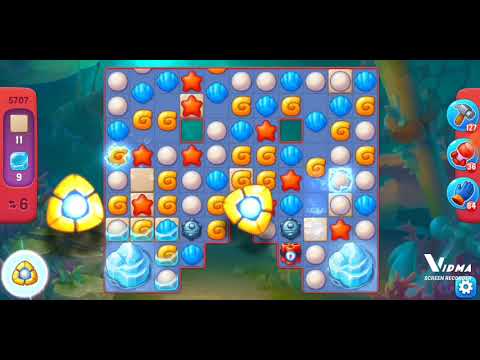 Fishdom. 5707 hard level no boosters and diamonds