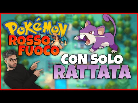 Puoi FINIRE POKÉMON ROSSO FUOCO con solo RATTATA? - Pokémon Challenge ITA
