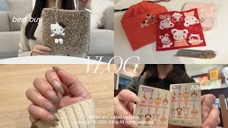 vlog | 社会人OLの冬の日常❄️おうちクリスマス🎄今年のベストバイ紹介🪄サンリオ購入品