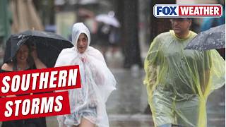 Persistent Rainfall Targets The Southeast And Mid-South Starting Tuesday