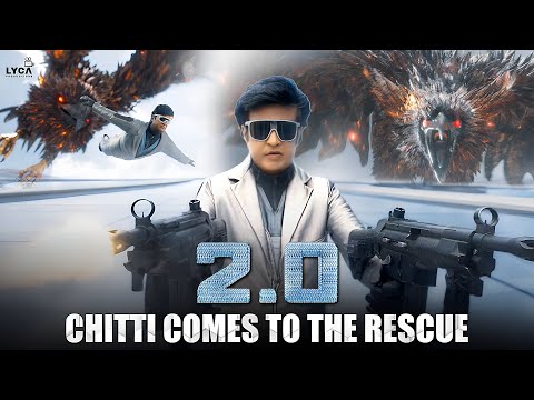 Chitti Comes To The Rescue | 2.0 Movie | Rajinikanth | Akshay Kumar | Amy Jackson