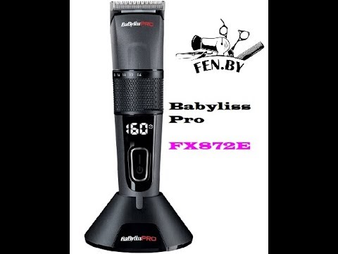 Plaukų kirpimo mašinėlė BaByliss PRO Cut Definer Plus Professional Clipper FX872E video