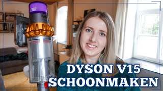DYSON V15 DETECT SCHOONMAKEN | STOFZUIGER SCHOONMAKEN | Hoe maak ik mijn Dyson V15 Detect schoon?