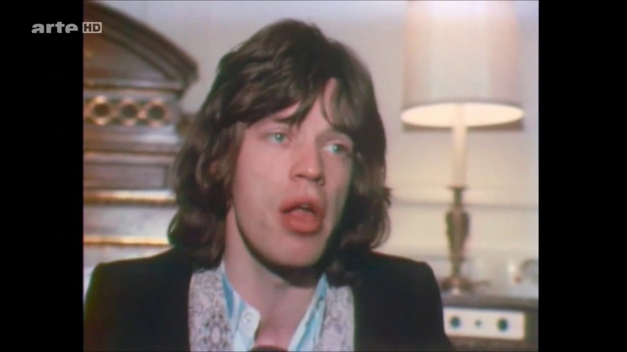 Rolling Stones Mick Jagger interview French TV 1972 (Mick speaking French)