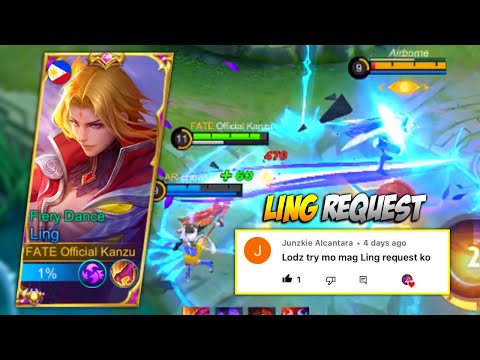 SOMEONE REQUEST THAT I’ll TRY LING FREESTYLE BLADES🔥⚡️ FULL GAMEPLAY [MLBB]