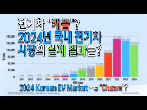 전기차 캐즘? 국내 전기차 시장의 실제 2024년 결과는 어땠을까?