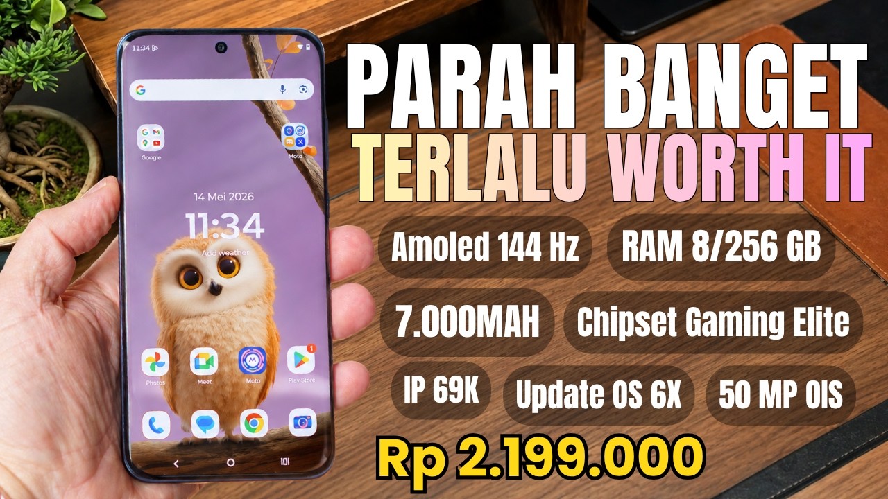 GAK ADA LAWAN‼️RAM 8/256 GB, 7000MAH - HP 2 JUTAAN TERBAIK DAN TERBARU 2026