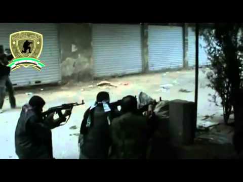 استهداف  قوات النظام من قبل لواء أبابيل حوران في مدينة دمشق في محافظة دمشق