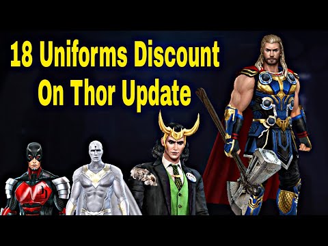 Thor Update 18 Uniforms Discount Guide And important information - Marvel Future Fight