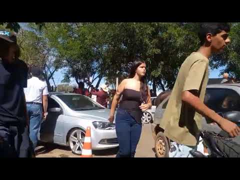 Chegando da cavalgada na pecuária de bela vista de Goiás 