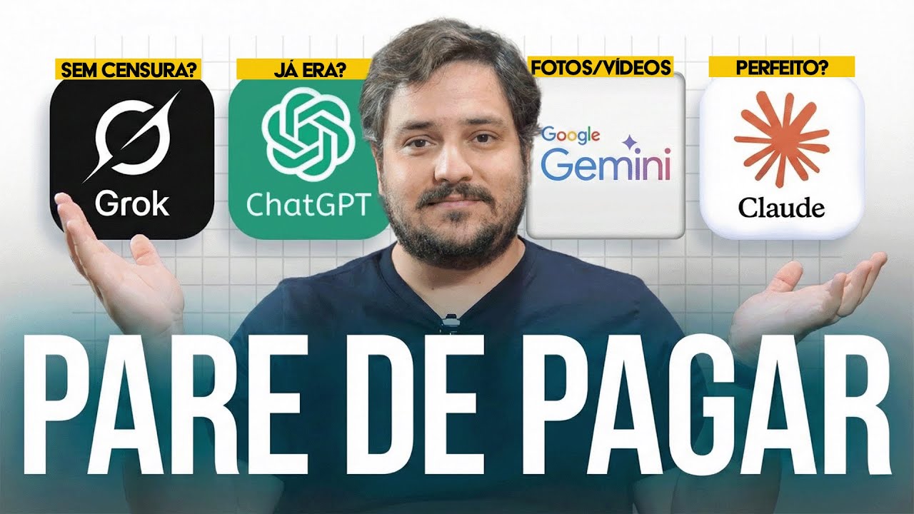 GEMINI, CHAT GPT OU GROK? Onde Colocar seu Dinheiro e de Qual FUGIR
