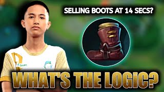Why Pro Players sell their boots at 14 secs?