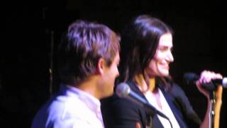 Idina Menzel and James Snyder performing selections from If/Then at The Cutting Room 2/13/14