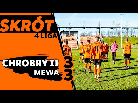 KOLEJE DOLNOŚLĄSKIE 4 LIGA: Chrobry II Głogów - Mewa Kunice 3:3 (skrót)