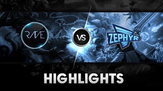 Highlights from Rave vs Team Zephyr (1:0) @Korea Dota 2 League S3