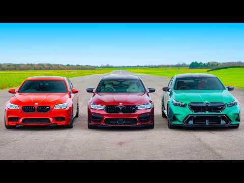 Thumbnail for New BMW M5 Generations DRAG RACE by BMW, Car