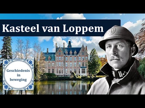 What was the role of Loppem Castle in World War I?